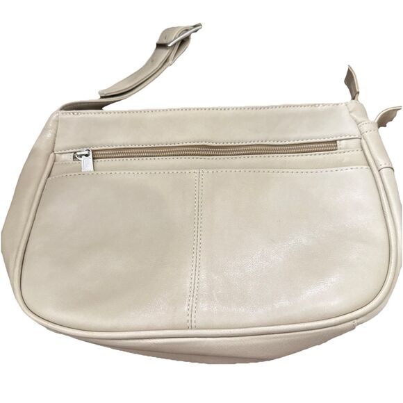 Coronado Leather Concealed Carry Purse Lock w/ 2 Keys Hobo Tan Zipper Pocket EUC - Picture 10 of 16